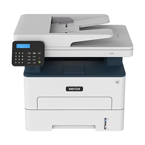 Xerox B225/DNI Multifunction Monochrome Printer, Print/Scan/Copy, Black and White Laser, Wireless, All in One
